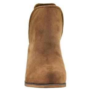 seven7 women's vegan leather ankle boot